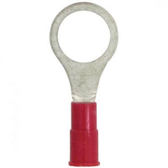 Terminals - crimp ring pvc red 22-18 5/16inch s 100pk, Terminals - Crimp, Techspan - Maple Electric Supply 