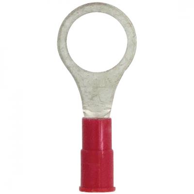 Terminals - crimp ring pvc red 22-18 5/16inch s 100pk, Terminals - Crimp, Techspan - Maple Electric Supply 