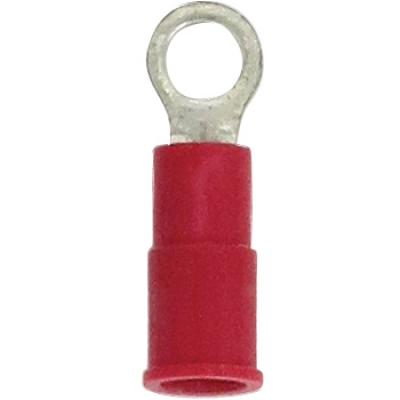 Terminals - crimp ring pvc red 22-18 6 100pk, Terminals - Crimp, Techspan - Maple Electric Supply 