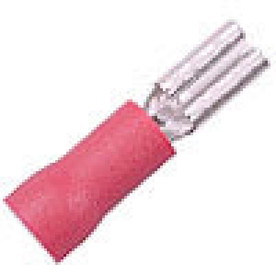 Terminals - crimp slide pvc fm rd 22-18 .110 100pk, Terminals - Crimp, Techspan - Maple Electric Supply 