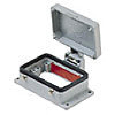 Heavy duty connectors panel mounting base - 32p+ground    four, Heavy Duty Connectors, Techspan - Maple Electric Supply 