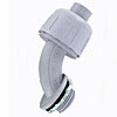 Conduit l.t. Conn nyl 1/2inch 90deg. Grey, Conduit, Techspan - Maple Electric Supply 