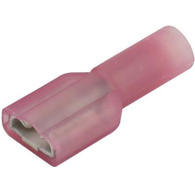 Terminals - crimp FEMALE 22-18  1/4inch red  nylon, Terminals - Crimp, Techspan - Maple Electric Supply 