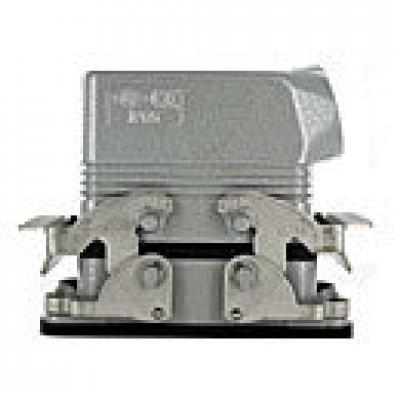 Heavy duty connectors 10p inserts - side entry hood  double le, Heavy Duty Connectors, Techspan - Maple Electric Supply 