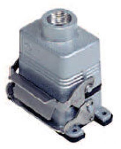 Heavy duty connectors 10p inserts - top entry hood  single lev, Heavy Duty Connectors, Techspan - Maple Electric Supply 