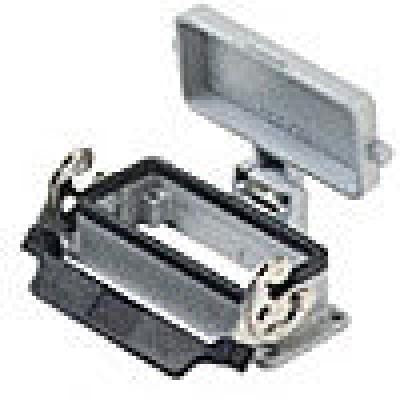 Heavy duty connectors panel mounting base - 16p+ground    sing, Heavy Duty Connectors, Techspan - Maple Electric Supply 