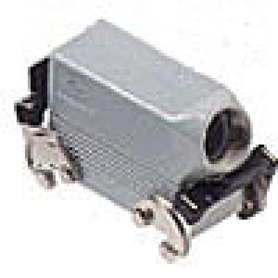 Heavy duty connectors hood - 16p+ground    double levers  side, Heavy Duty Connectors, Techspan - Maple Electric Supply 