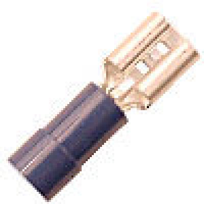 Slide pvc fm bl 16-14 .187 100pk, Terminals - Crimp, Techspan - Maple Electric Supply 