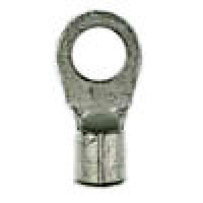 Terminals - crimp ring brazed 6ga 3/8inch 100pk, Terminals - Crimp, Techspan - Maple Electric Supply 