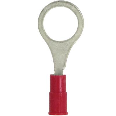 Terminals - crimp ring pvc red 22-18 3/8inch 100pk, Terminals - Crimp, Techspan - Maple Electric Supply 