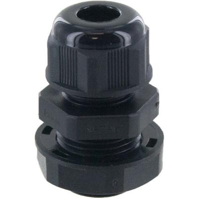 Dome conn .375in npt .15-.32in black c/w o-ring and locknut, Cord Grips, Techspan - Maple Electric Supply 