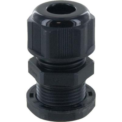 Dome conn pg11 .19-.39in black c/w o-ring and locknut, Cord Grips, Techspan - Maple Electric Supply 