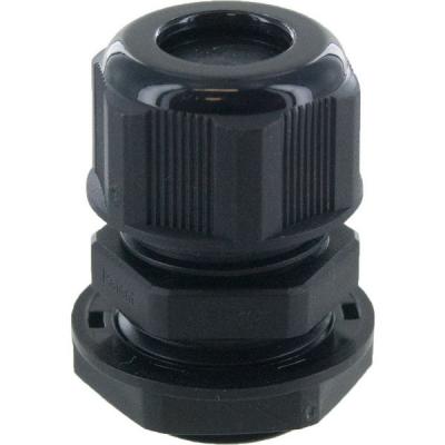 Dome conn .500in npt .39-.56in black c/w o-ring and locknut, Cord Grips, Techspan - Maple Electric Supply 