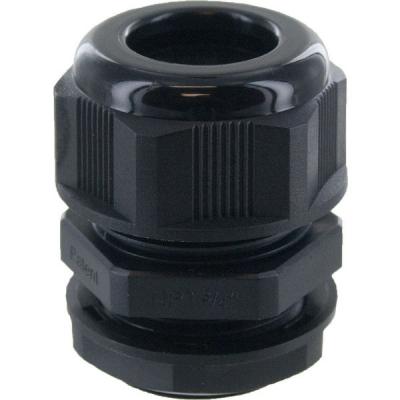 Dome conn .750in npt .51-.71in black c/w o-ring and locknut, Cord Grips, Techspan - Maple Electric Supply 