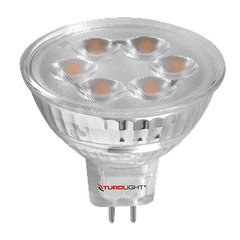 MR16 VASO Glass Housing Dimmable 25000hrs ES, MR16, Turo Light - Maple Electric Supply 