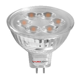 MR16 VASO Glass Housing Dimmable 25000hrs ES, MR16, Turo Light - Maple Electric Supply 
