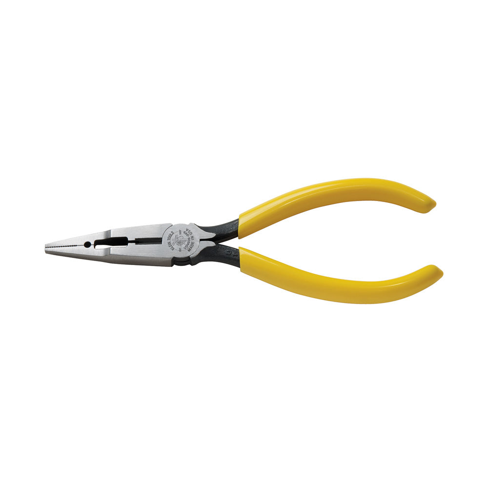 Connector Crimping Long-Nose Pliers, Cable Tools; Connector Crimping Pliers; Electronics Long-Nose Pliers; Telecom Long-Nose Pliers, Klein Tools - Maple Electric Supply 