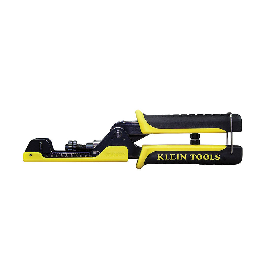 Extended Reach Multi-Connector Compression Crimper, Cable Tools, Klein Tools - Maple Electric Supply 